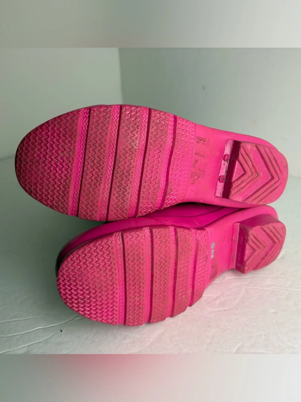 Hunter Original Gloss Girls Rain Boot Pink size US 2 EU33